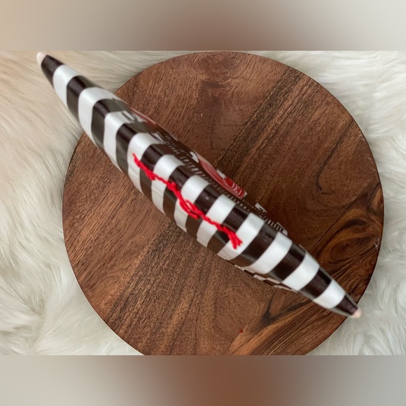 HENRI BENDEL Striped Coated Canvas Girl On Hatbox Zip Pouch & Card Case SET - Picture 4 of 13